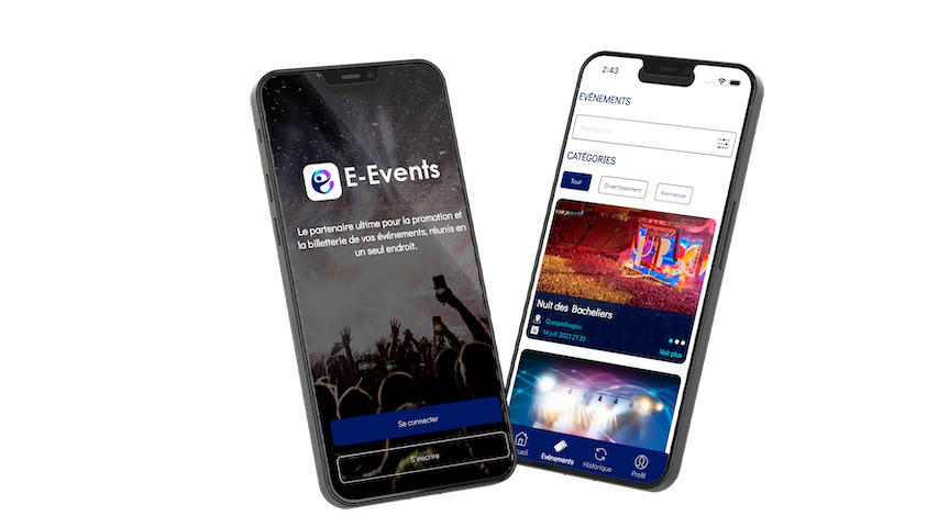 Présentation de l'application E-Events